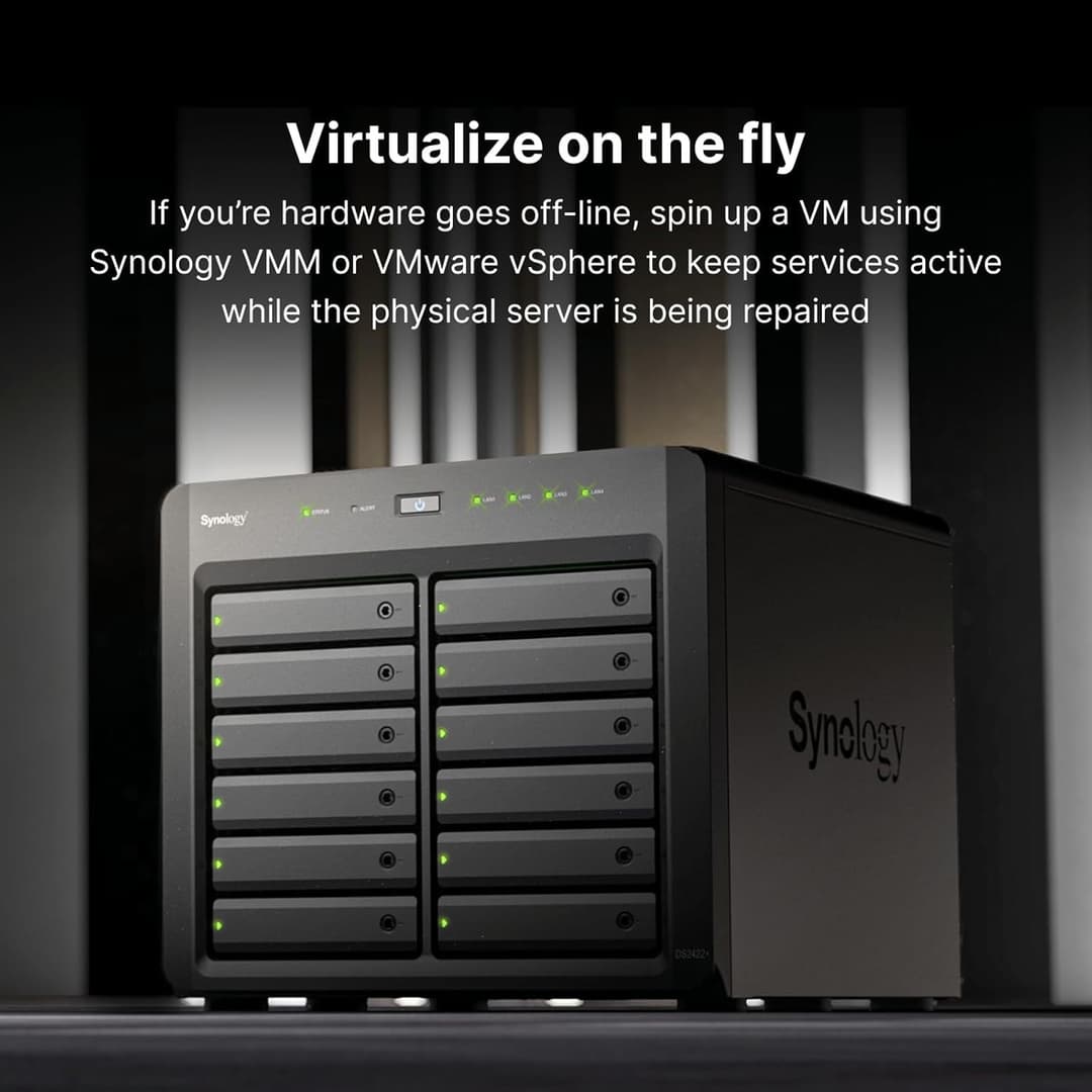 Synology DiskStation DS2422+ NAS/storage server Tower Ethernet LAN Black V1500B - Image 4