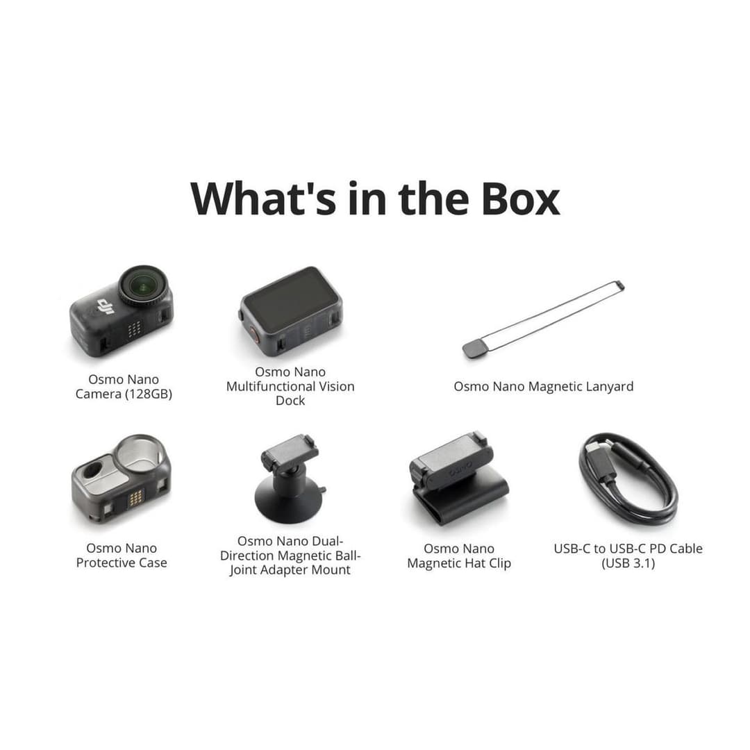 DJI Osmo Nano Standard Combo 128GB Action Camera - Black - Image 10