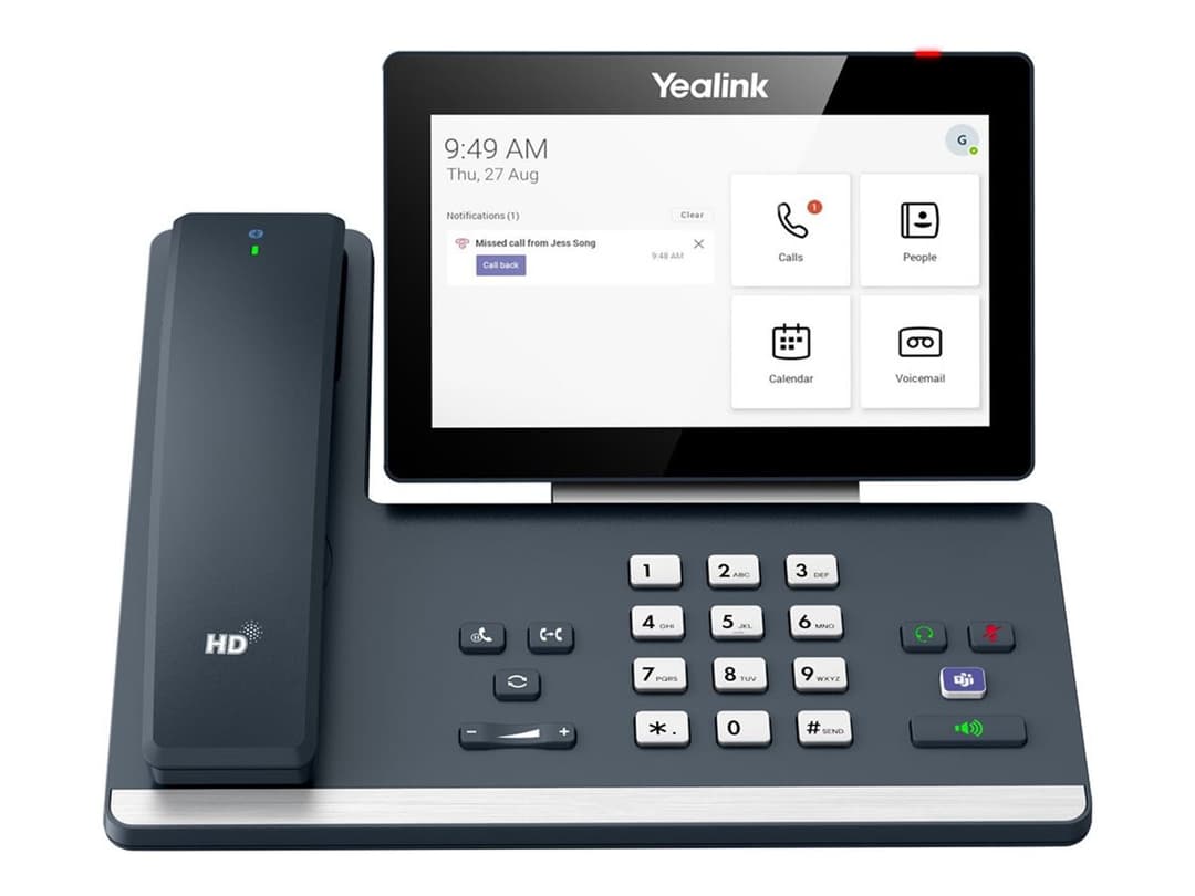 Yealink MP58-WH E2 - VoIP phone - with Bluetooth interface with caller ID/call waiting - Image 1
