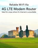 Cudy 4G AC1200 Wi-Fi 5 Router With SIM Slot, Detachable Antennas, LT500D - Black thumbnail 3