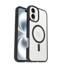 OtterBox React Series MagSafe Case for iPhone 16 Plus, Clear/Black thumbnail 1