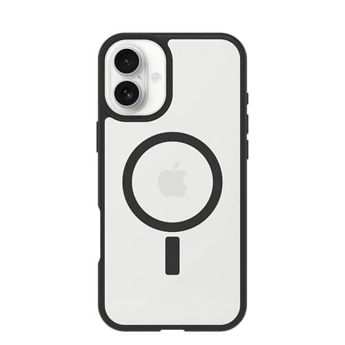 OtterBox React Series MagSafe Case for iPhone 16 Plus, Clear/Black - Image 5