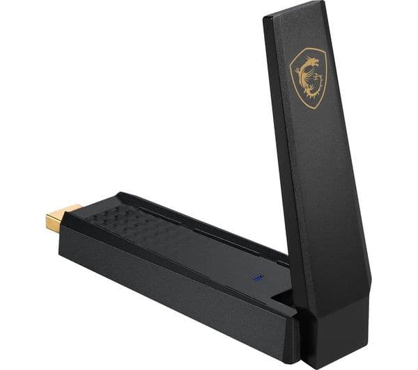 MSI AXE5400 USB Wireless Adapter Black - Image 3