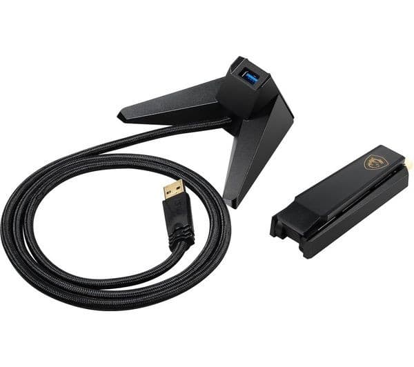 MSI AXE5400 USB Wireless Adapter Black - Image 5