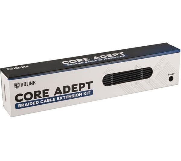 KOLINK Core Adept Power Extension Cable Kit - Black - Image 4