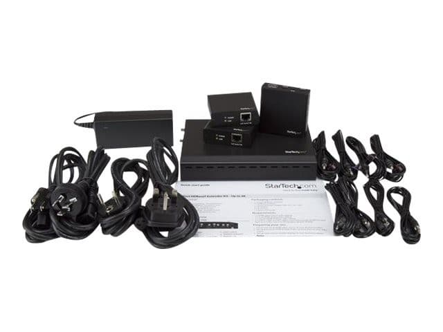 StarTech ST124HDBT 3-Port HDBaseT HDMI Extender Splitter Kit with 3 Receivers 4K - Image 7