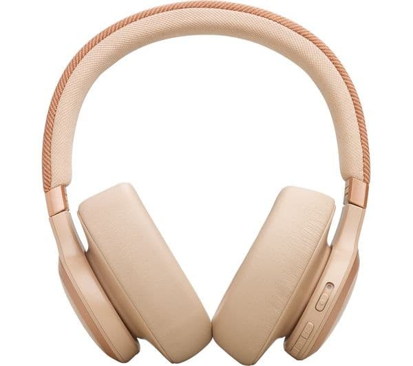 JBL Live 770NC Wireless Over-Ear Noise Cancelling Headphones - Sand - Image 4