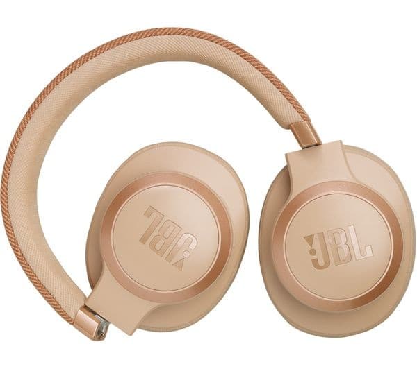 JBL Live 770NC Wireless Over-Ear Noise Cancelling Headphones - Sand - Image 7