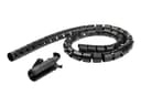 StarTech CMSCOILED4 Cable Sleeving 2.5m Black thumbnail 3