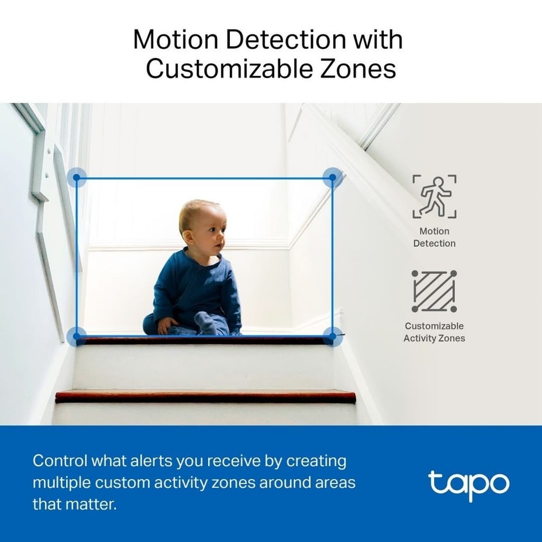 Tapo C220 2K 4MP Pan/Tilt Wi-Fi AI Home Security Camera - Image 7