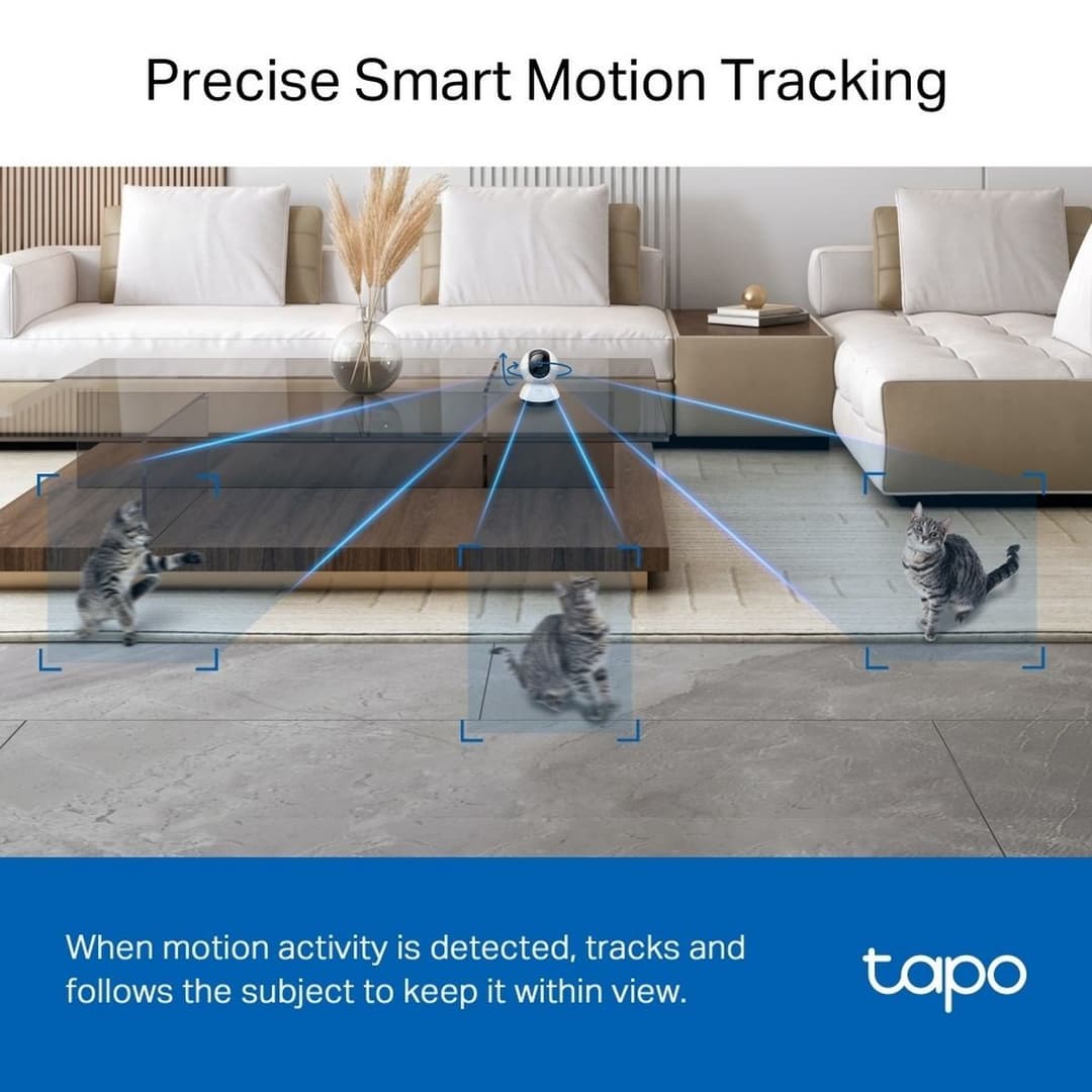 Tapo C220 2K 4MP Pan/Tilt Wi-Fi AI Home Security Camera - Image 9