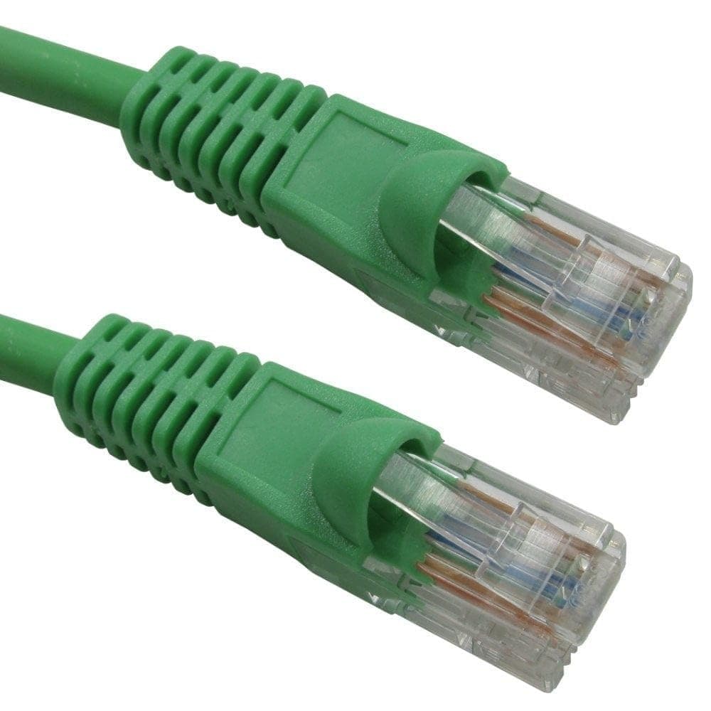 Cables Direct B5LZ-210G Netzwerkkabel 10 m Cat5e U/UTP (UTP) grün – Netzwerkkabel (10 m, Cat5e, U/UTP (UTP), RJ-45, RJ-45, Grün) - Image 1