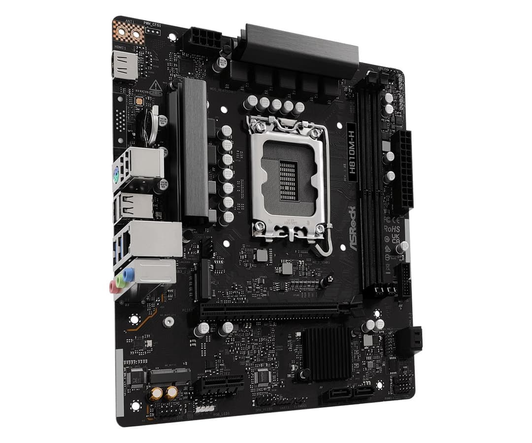 Asrock H810M-H Intel H810 LGA 1851 (Socket V1) micro ATX - Image 3