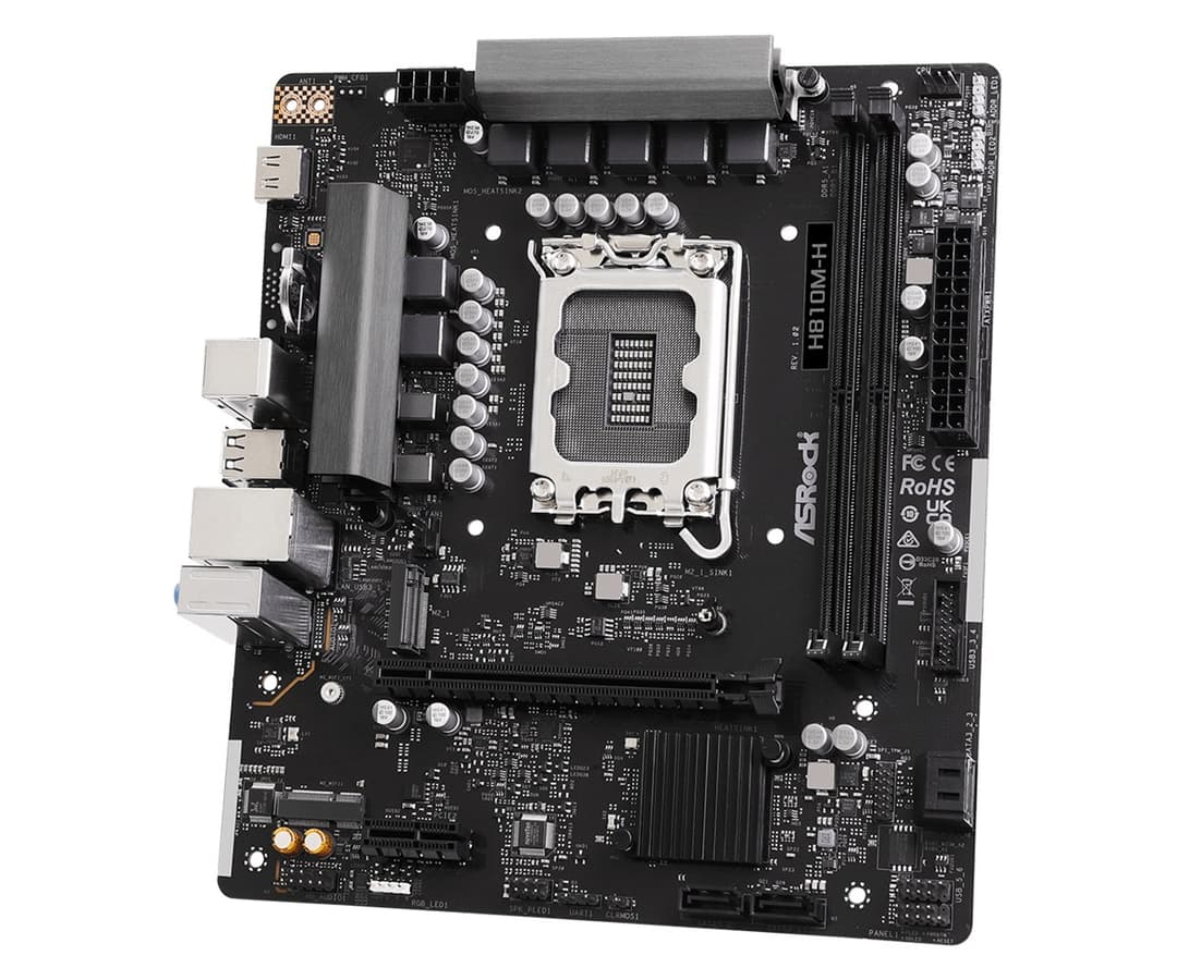 Asrock H810M-H Intel H810 LGA 1851 (Socket V1) micro ATX - Image 4