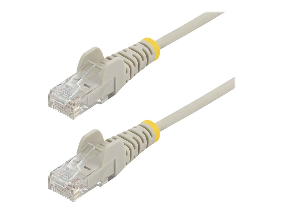 StarTech Slim LSZH CAT6 Snagless Patch Cable 50cm - Grey (N6PAT50CMGRS) - Image 1