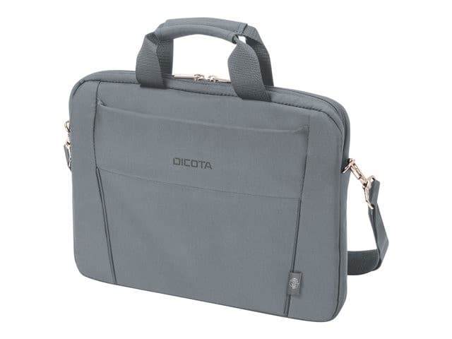 DICOTA Eco Slim Case BASE Laptop Bag Grey - Image 1
