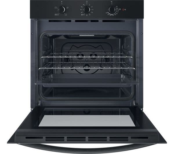 INDESIT Click&Clean IO 232H B UK Electric Oven - Black - Image 2