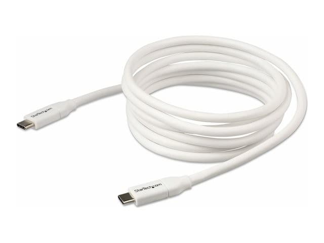 StarTech USB-C to USB-C Cable 2m White - Image 2
