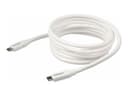 StarTech USB-C to USB-C Cable 2m White thumbnail 2