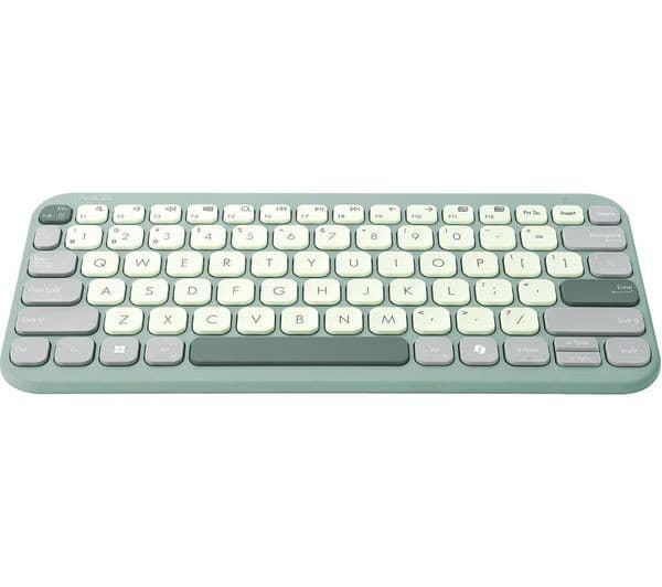 ASUS Marshmallow KW100 75% Compact Wireless Bluetooth Keyboard - Green Tea Latte - Image 2