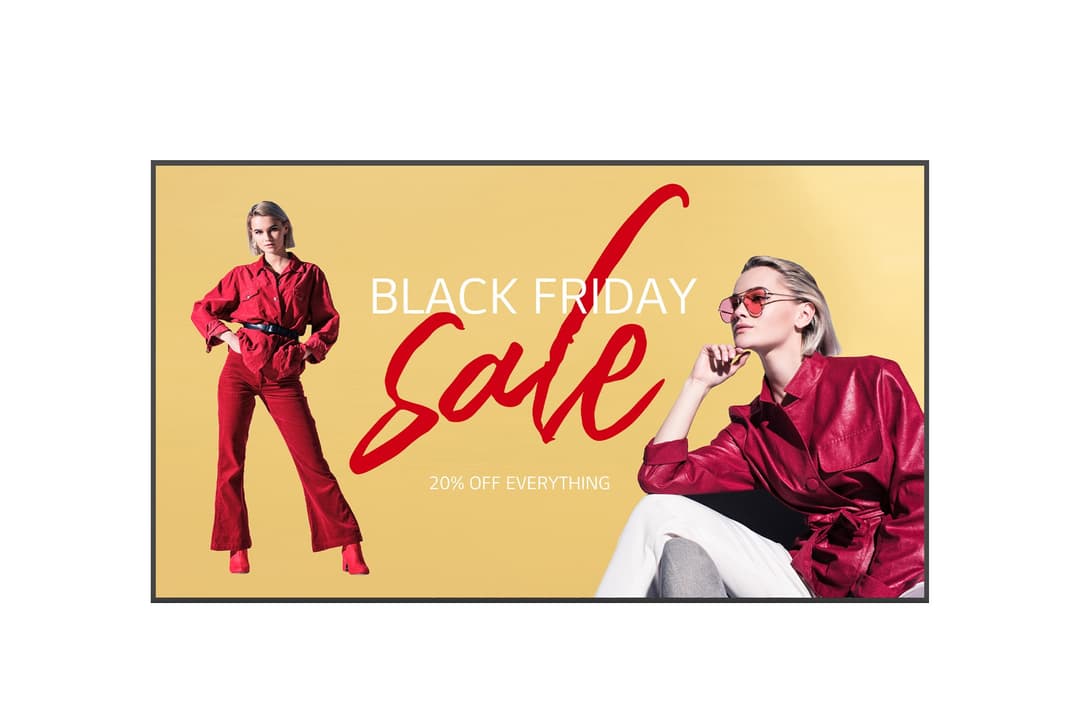 LG 110UM5K Signage Display Digital signage flat panel 2.79 m (110") LCD Wi-Fi 500 cd/m² 4K Ultra HD Black WebOS 16/7 - Image 1