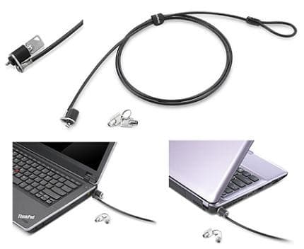 Lenovo Security Cable Lock 57Y4303 (1.52 m) - Black/Silver