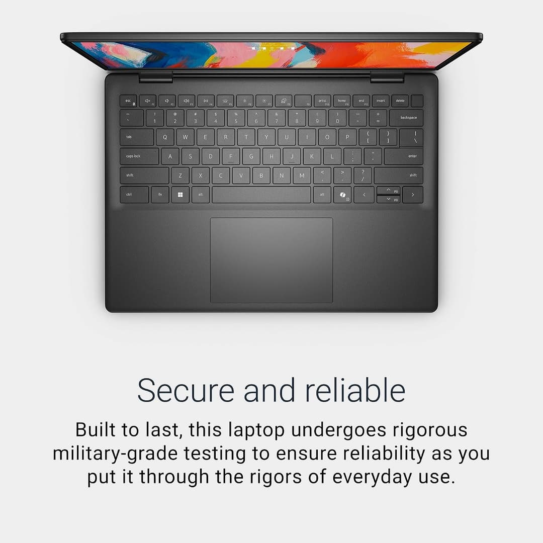 DELL 14 14 Inch Laptop AMD Ryzen 5 220 16GB DDR5 RAM 512GB SSD FHD+ Wi-Fi 6 Bluetooth - Carbon Black - Image 3