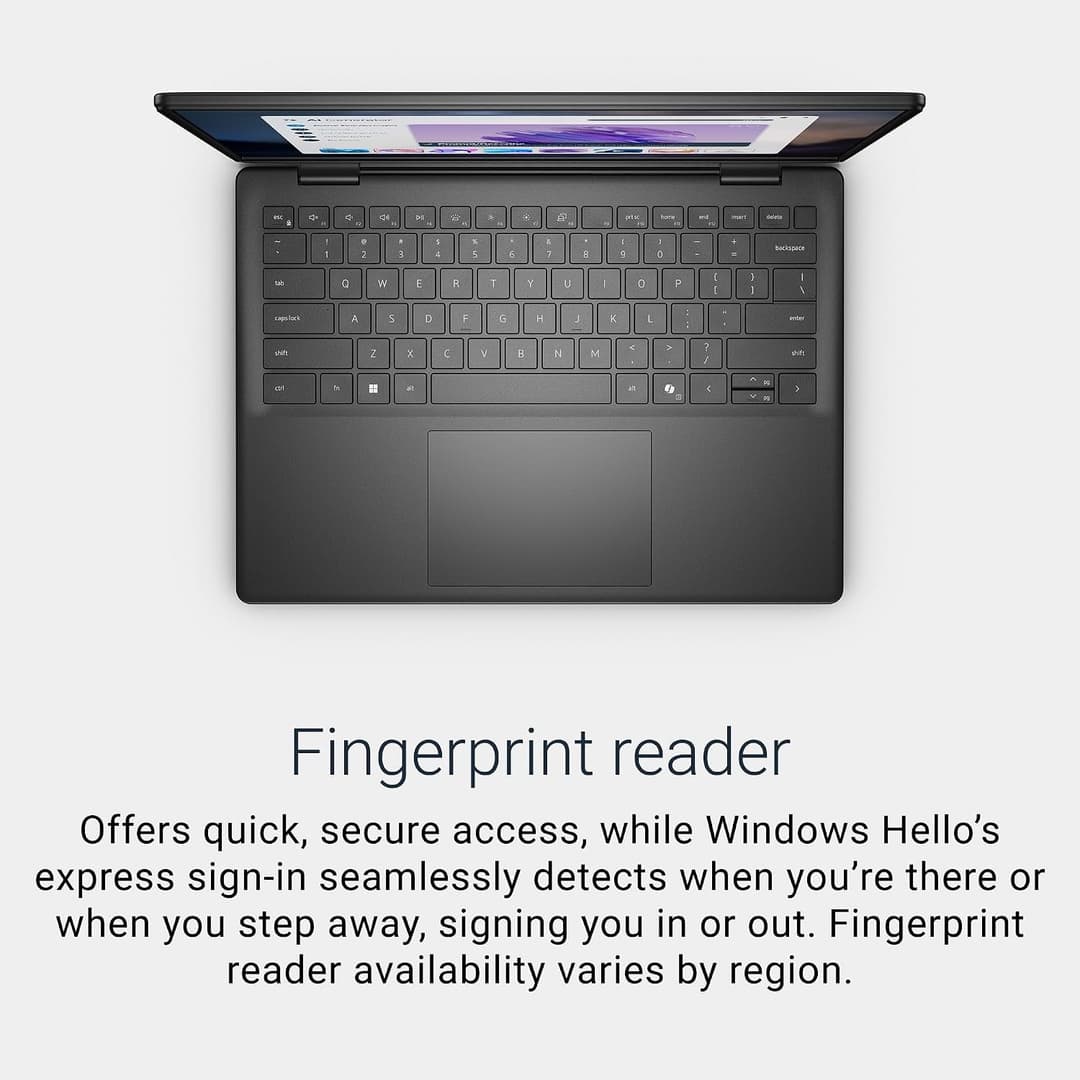 DELL 14 14 Inch Laptop AMD Ryzen 5 220 16GB DDR5 RAM 512GB SSD FHD+ Wi-Fi 6 Bluetooth - Carbon Black - Image 4