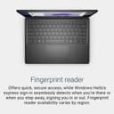 DELL 14 14 Inch Laptop AMD Ryzen 5 220 16GB DDR5 RAM 512GB SSD FHD+ Wi-Fi 6 Bluetooth - Carbon Black thumbnail 4