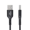 StarTech.com 1ft (30cm) USB-A to USB-C Charging Cable, Charge & Sync, 3A, USB 2.0, TPE Jacket - Black USB Charging Cord thumbnail 2