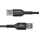 StarTech.com 1ft (30cm) USB-A to USB-C Charging Cable, Charge & Sync, 3A, USB 2.0, TPE Jacket - Black USB Charging Cord thumbnail 4