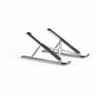 DURABLE Laptop Stand FOLD - Upto 15" Screen Size Notebook Support - Aluminum - Silver