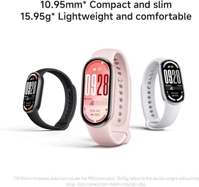 Xiaomi Smart Band 10 Fitness Tracker, 1.72" AMOLED, 21-Day Battery, 5ATM - Black - Image 5