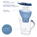 BRITA Water Filter Jug MAXTRA Marella, 1x Pure Performance Cartridge - Blue thumbnail 4