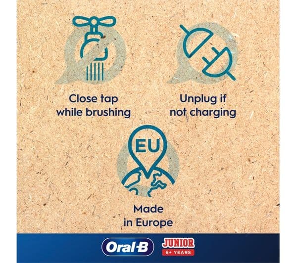 ORAL B Junior Electric Toothbrush - Green - Image 9