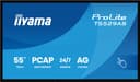 iiyama T5529AS-B1AG Signage Display Kiosk design 138.7 cm (54.6") LED Wi-Fi 450 cd/m² 4K Ultra HD Black Touchscreen Built-in processor Android 24/7 thumbnail 2