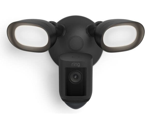 RING Floodlight Wired Pro 2K WiFi Security Camera - Black - Image 1