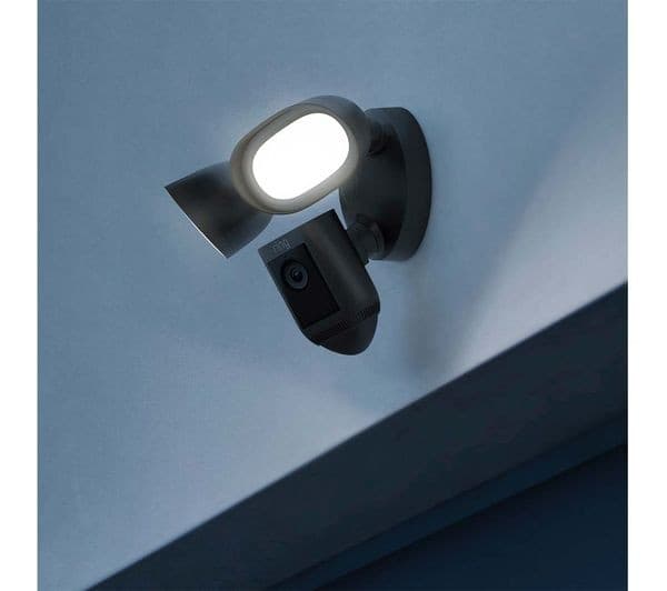RING Floodlight Wired Pro 2K WiFi Security Camera - Black - Image 5