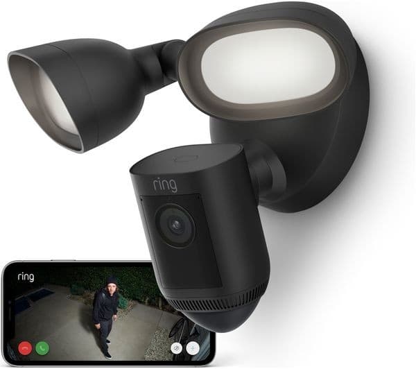 RING Floodlight Wired Pro 2K WiFi Security Camera - Black - Image 6