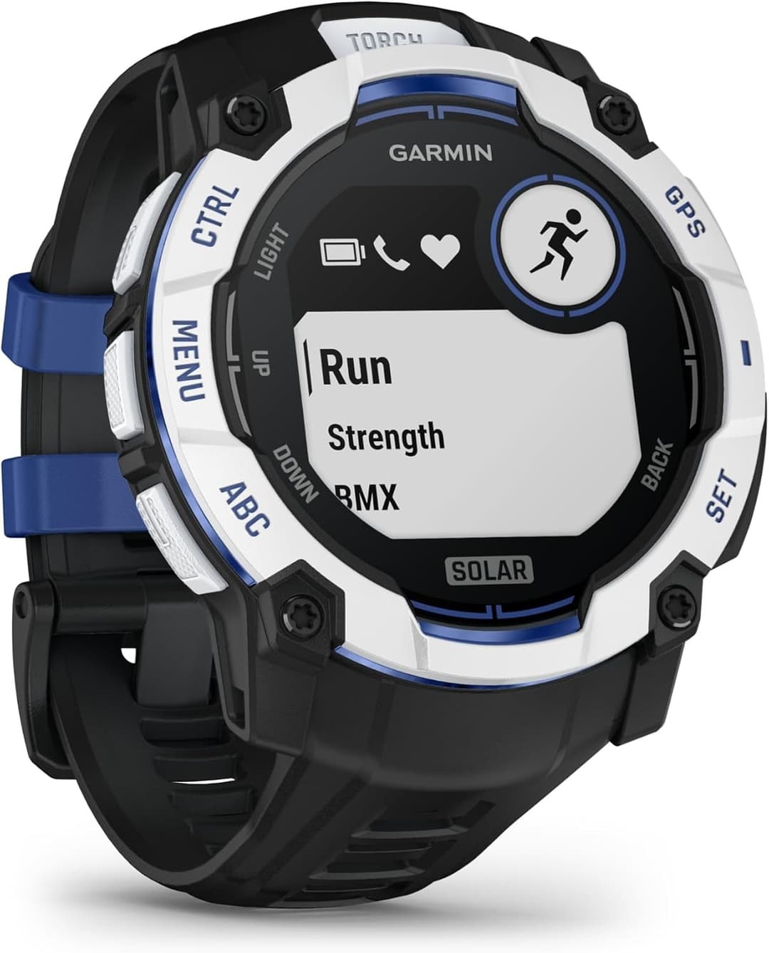 Garmin Instinct 3 Solar 50mm Smartwatch Whitestone/Black - Image 3