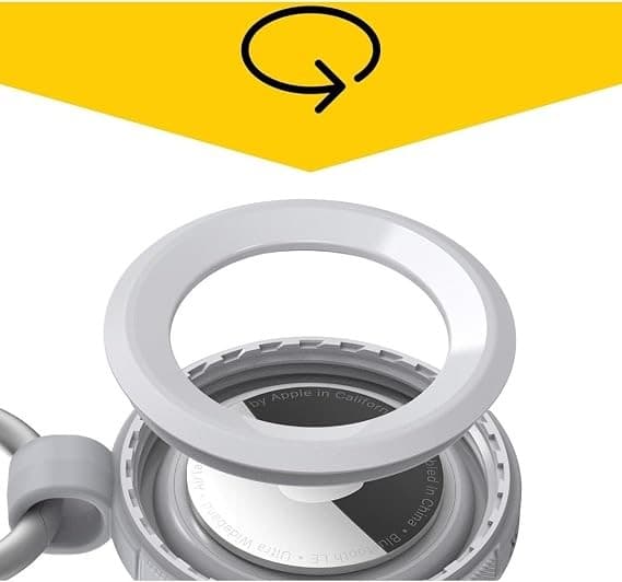 OTTERBOX Rugged Apple AirTag Brand Case - White - Image 3