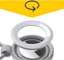 OTTERBOX Rugged Apple AirTag Brand Case - White thumbnail 3