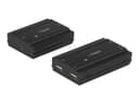 StarTech.com 4 Port USB 2.0 Extender Hub over Single CAT5e/CAT6 Ethernet Cable (RJ45), 330ft (100m), USB Extender Adapter, Externally Powered, 480 Mbps, Metal USB Extender Kit - Power/Link LEDs (USB2004EXT100) - USB extender - USB 2.0 thumbnail 3