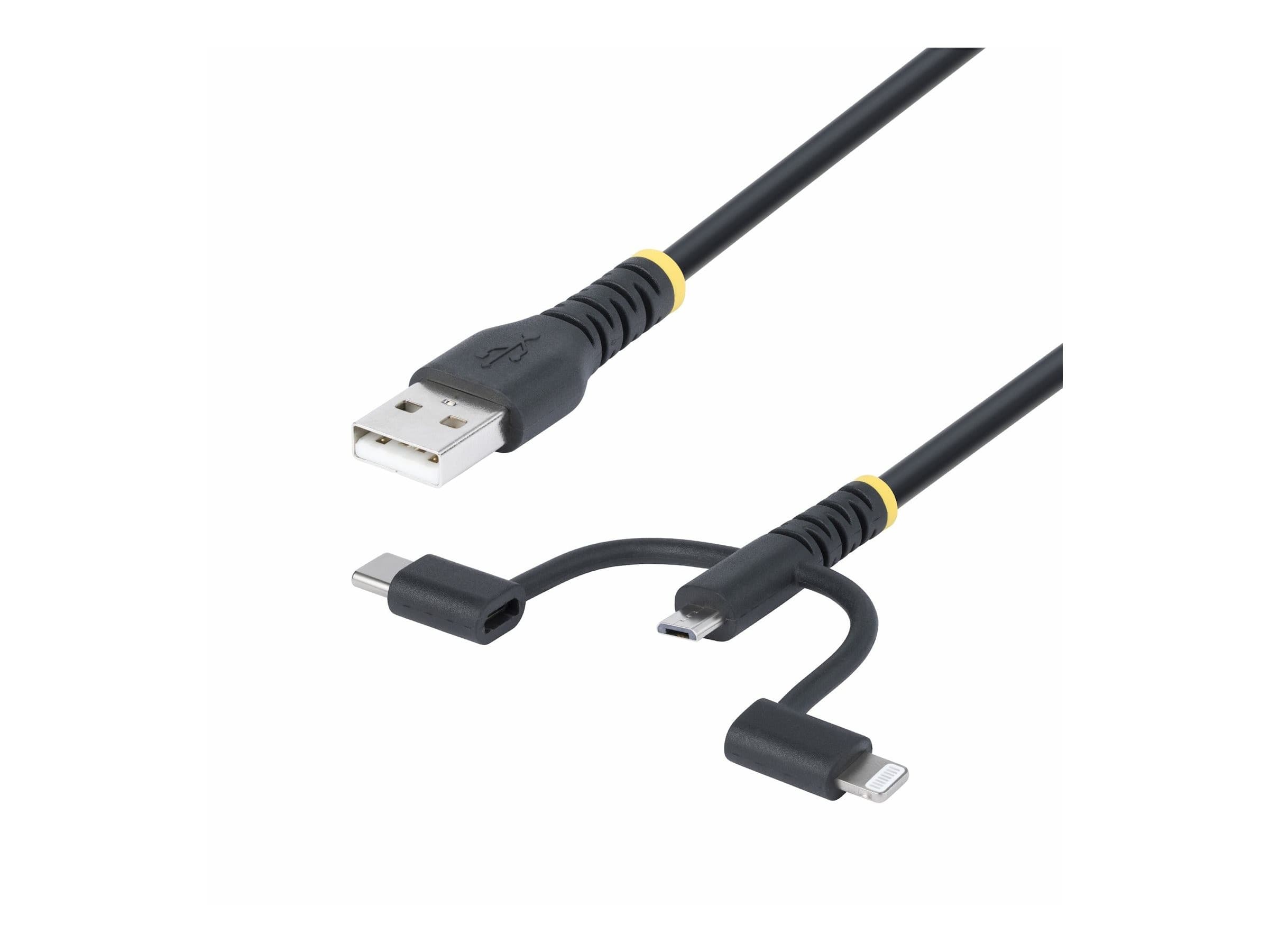 StarTech USB Multi Charging Cable 1m Black