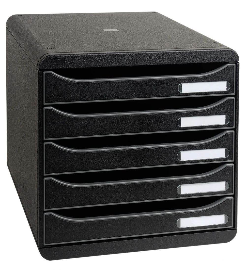 Exacompta BIG-BOX PLUS Desktop Organiser ECOBlack Black - Image 1