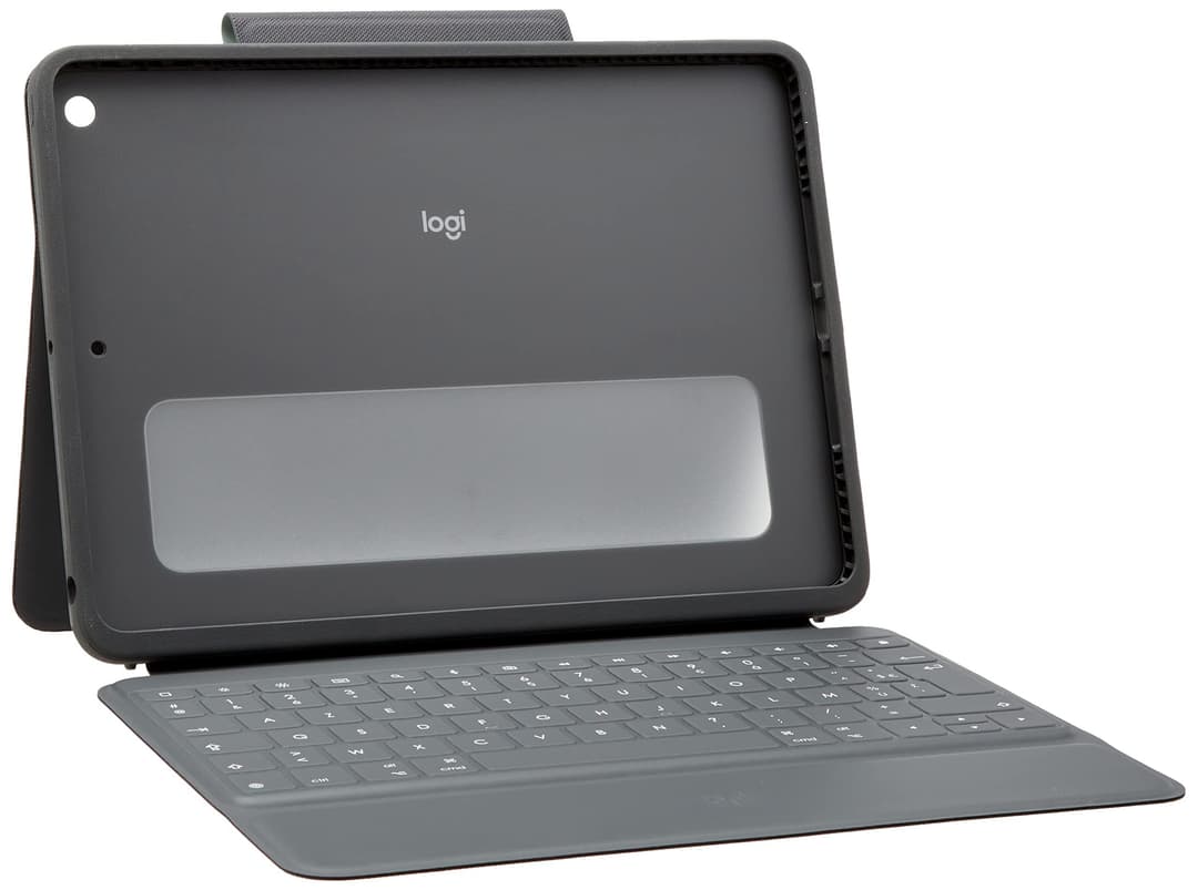 Logitech Rugged Folio iPad Case - Grey - Image 1