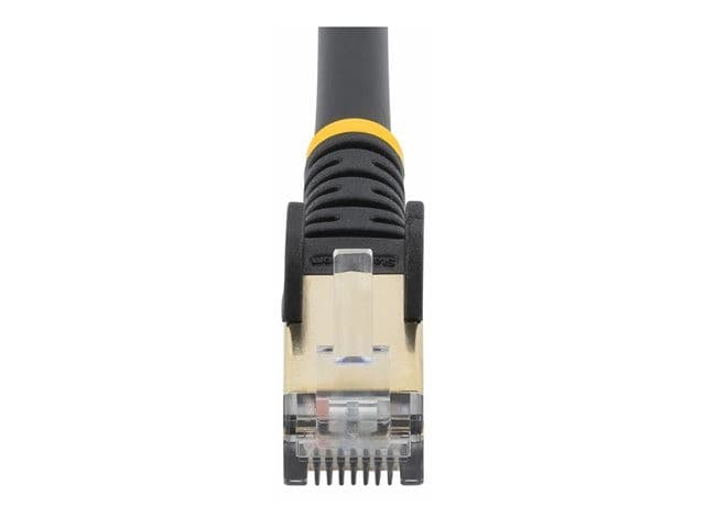 StarTech CAT6A Shielded Snagless Ethernet Patch Cable, 10GbE, 100W PoE, 7m - Black (6ASPAT7MBK) - Image 5