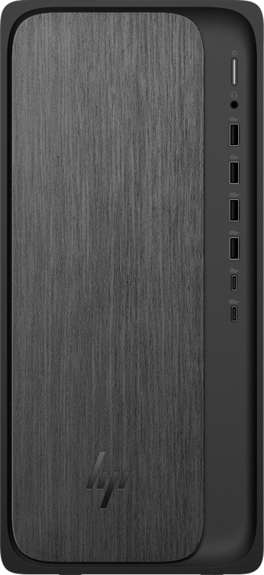 HP OmniDesk M02-0005na Desktop PC AMD Ryzen 5 8500G 8GB 1TB SSD Windows 11 Home - Black - Image 1