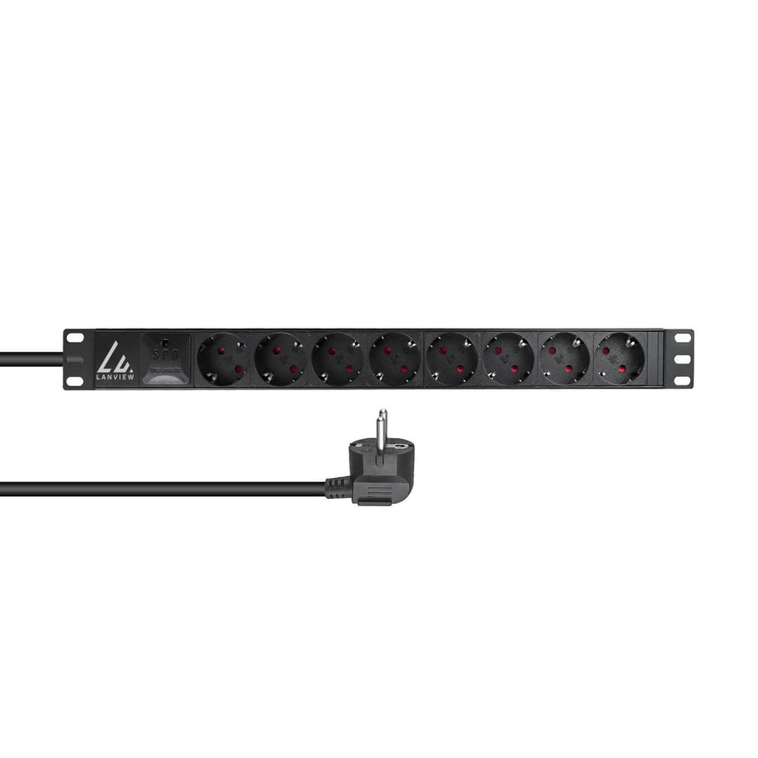 19" Rack mount power strip, - Image 1