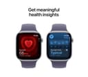Apple Watch Series 11 GPS 46mm Silver Aluminium Case with Purple Fog Sport Band - M/L thumbnail 5